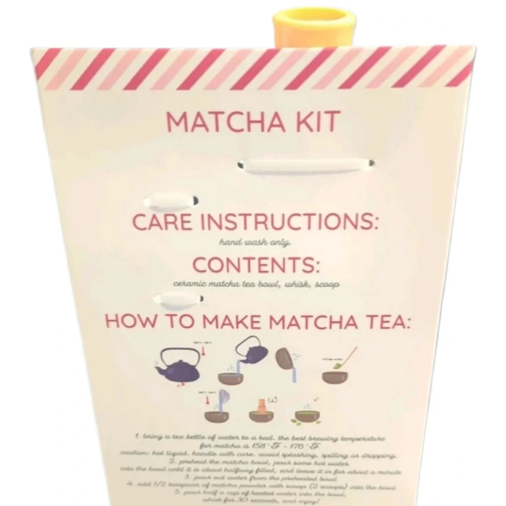 Matcha Kit with Whisk and Bowl